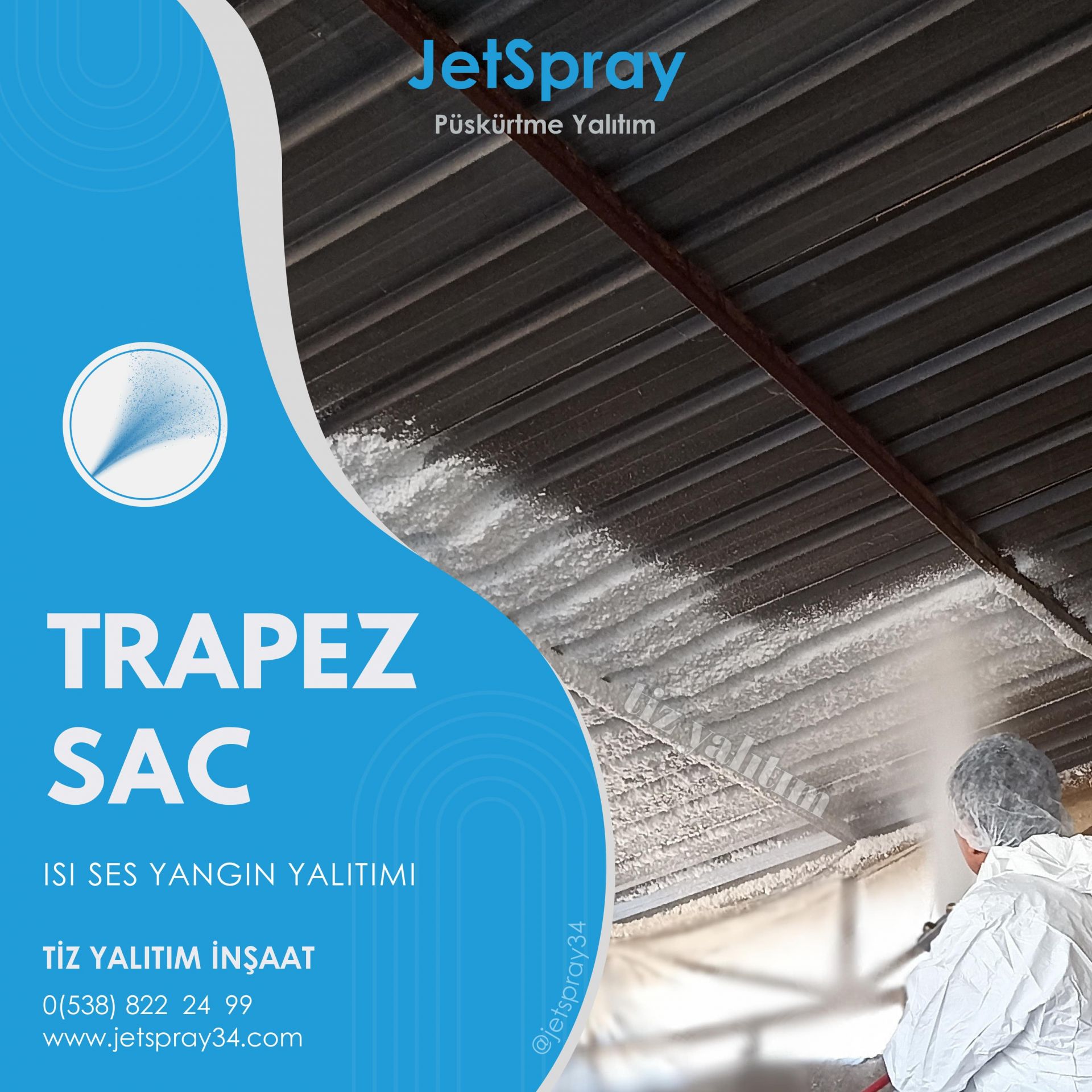 TRAPEZ SAC ISI SES YANGIN YALITIMI